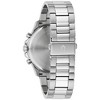 Bulova Men's Classic Stainless Steel Six-Hand Chronograph Quartz Watch, Black Dial, 43mm - 3 of 4