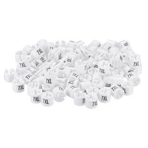 Unique Bargains Convenient removal and reusability Clothes Hanger Markers 160 Pcs - 1 of 4