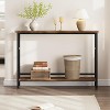 Slim 5.9" Sofa Table, 2-Tier Narrow Console Table with Adjustable Shelf, Space-Saving Design for Living Room, Entryway, Hallway, and Foyer Use - 3 of 4