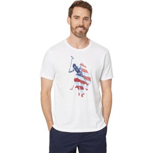U.S. Polo Assn. Men's Short Sleeve Graphic Print Flag DHM Crew Neck Jersey T-Shirt - 1 of 3
