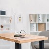 Modern Iron Desk Lamp with USB Port and Glass Shade - Lalia Home - 4 of 4