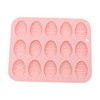 Unique Bargains Candy Making Moulds 15-Cavity Easter Egg Candy Mould Hand Wash 6.42"x5.16"x0.55" 1 Pc - 3 of 4
