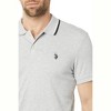 U.S. Polo Assn. Men's Slim Fit Tipped Interlock Knit Polo - 3 of 3