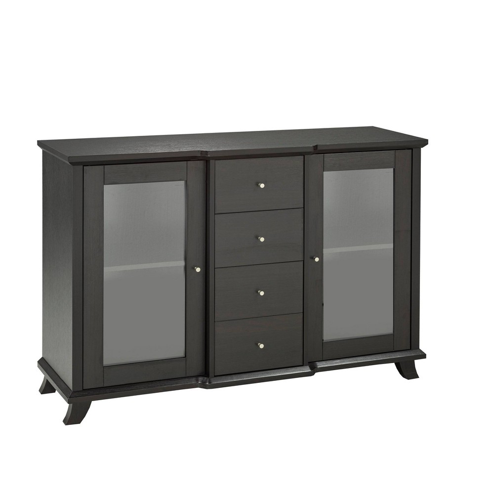 Brassex Elijah Storage Cabinet Dark Cherry