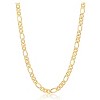 RMZ GOLD NYC 18K Gold Plated 4.5mm Figaro Chain Necklace - 2 of 3