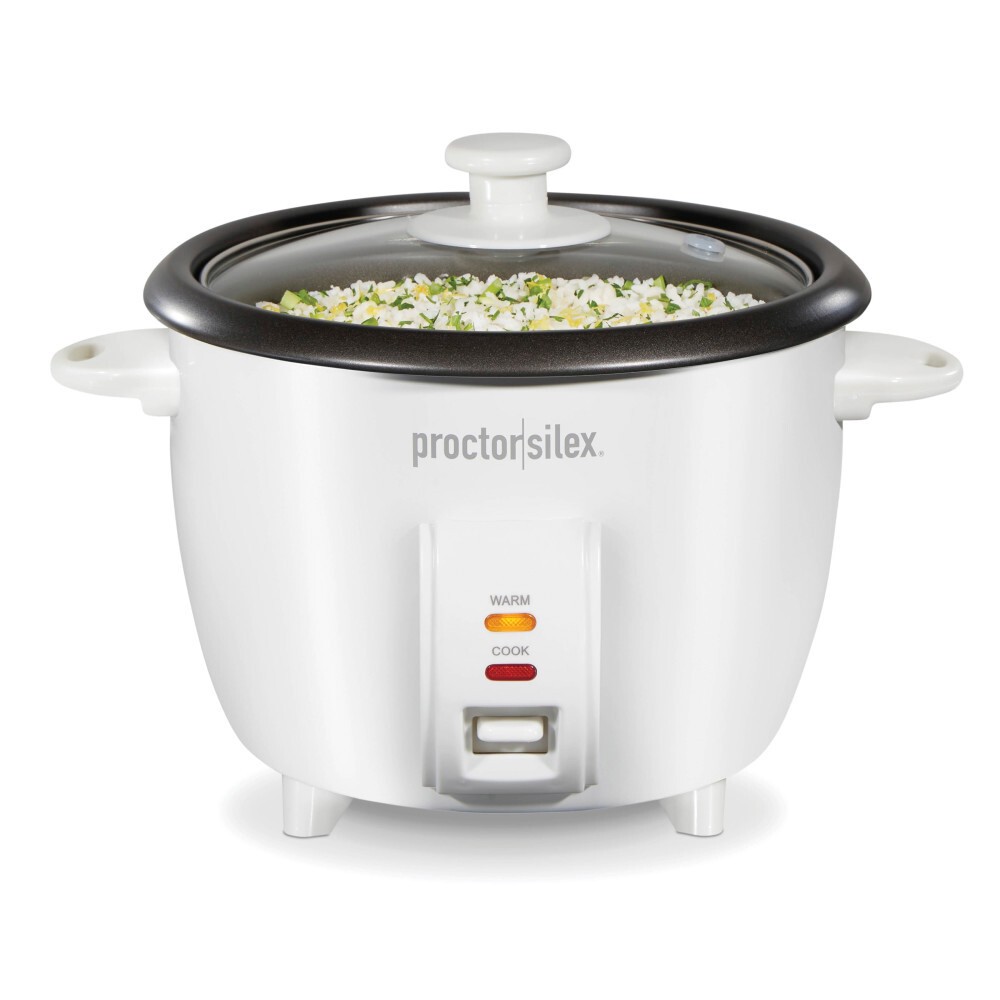 Proctor Silex 10 Cup Rice Cooker & Steamer White 37533G