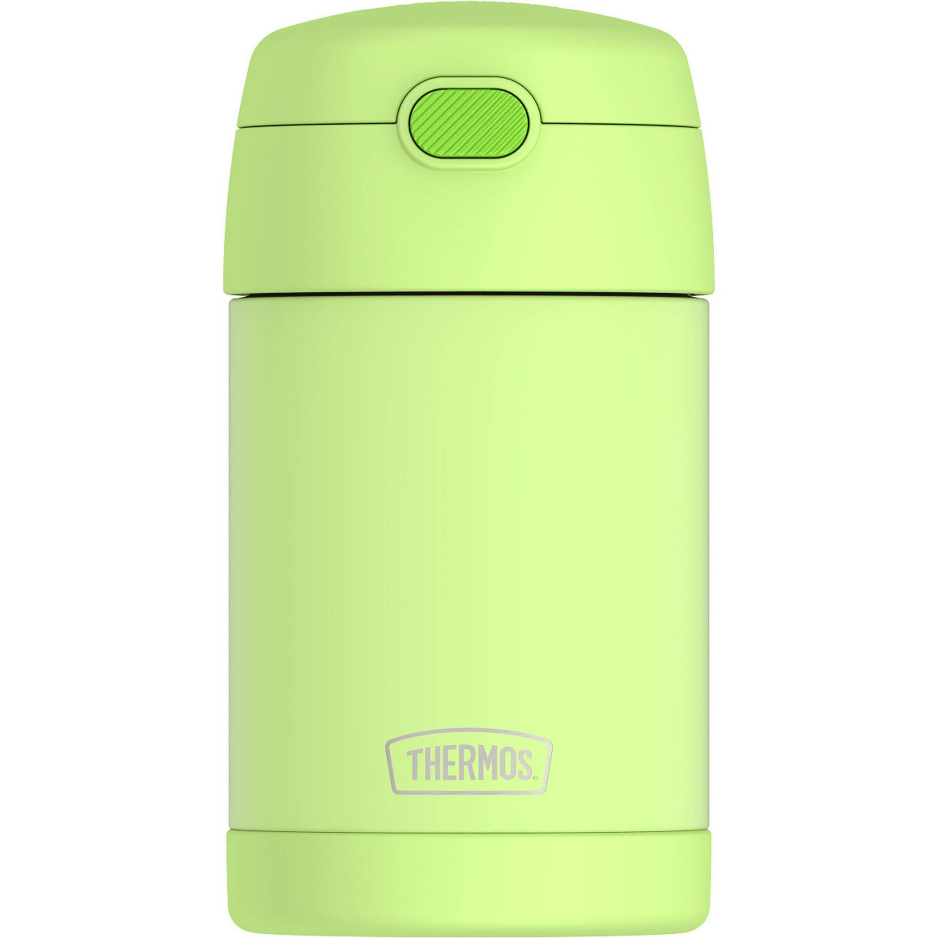 Thermos 16oz FUNtainer Food Storage Jar with Spoon - Neon Lime