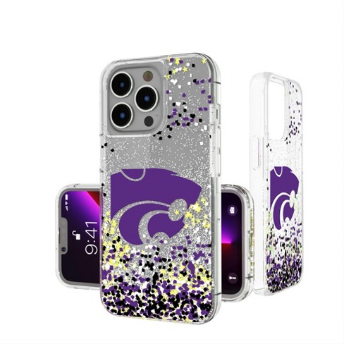 Keyscaper Kansas State Wildcats Confetti Glitter Phone Case For