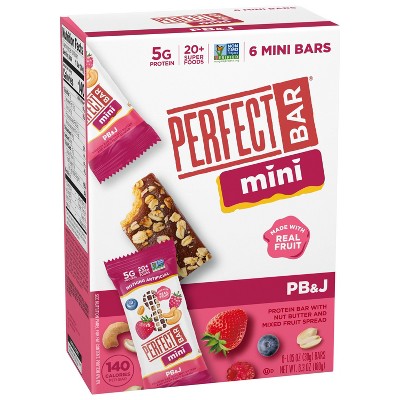 Perfect Bar Gluten-Free PB&J Mini Protein Bars - 6.3oz/6ct