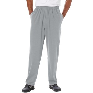 KingSize Lightweight Jersey Open Bottom Sweatpants - 1 of 4