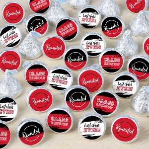 Big Dot of Happiness Reunited Red - School Class Reunion Party Small Round Candy Stickers - Party Favor Labels - 324 Count - 1 of 4