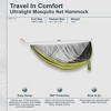 COCOON - Premium - Ultralight Mosquito Net Hammock - Olive Green / Black - Single - 3 of 4