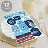 Big Dot of Happiness Shark Zone - Jawsome Shark Party or Birthday Party Favor Sticker Set - 12 Sheets - 120 Stickers - 2 of 4