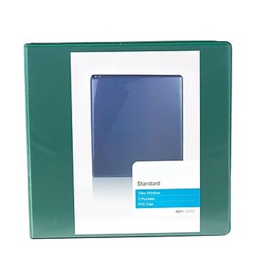 MyOfficeInnovations Standard 3-Inch D-Ring Binder Green (26354) 110080