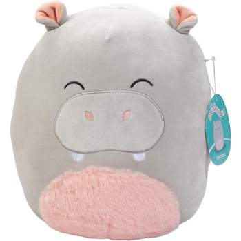 Squishmallows 10" Harrison The Grey Hippo - Officially Licensed Kellytoy Plush - Collectible Soft Stuffed Animal Toy