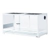 OiiBO 40 Gallon Reptile Glass Terrarium, Double Hinge Door with Screen Ventilation Reptile Terrarium 36" x 18" x 18" - 2 of 4