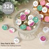 Big Dot of Happiness Just Engaged - Colorful - Engagement Party Small Round Candy Stickers - Party Favor Labels - 324 Count - 2 of 4