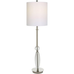 Uttermost Sceptre 35 1/2" Polished Nickel Crystal Buffet Table Lamp - 1 of 1