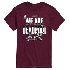 Men's - Marvel - We Are Deadpool Doodles Short Sleeve Graphic T-Shirt - 1 of 4