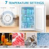 ZAFRO 3.0 Cu.ft Small Upright Freezer, Compact with Removable Shelves, Adjustable Thermostat, Reversible Door, Quiet for Home/Office, White - 3 of 4