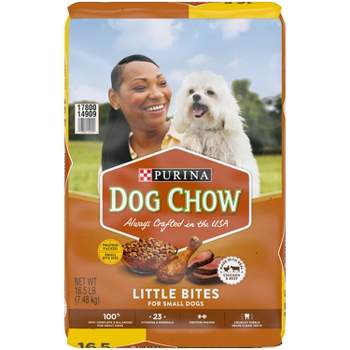 Purina Dog Chow Little Bites with Real Chicken & Beef Small Dog Complete & Balanced Dry Dog Food - 16.5lbs
