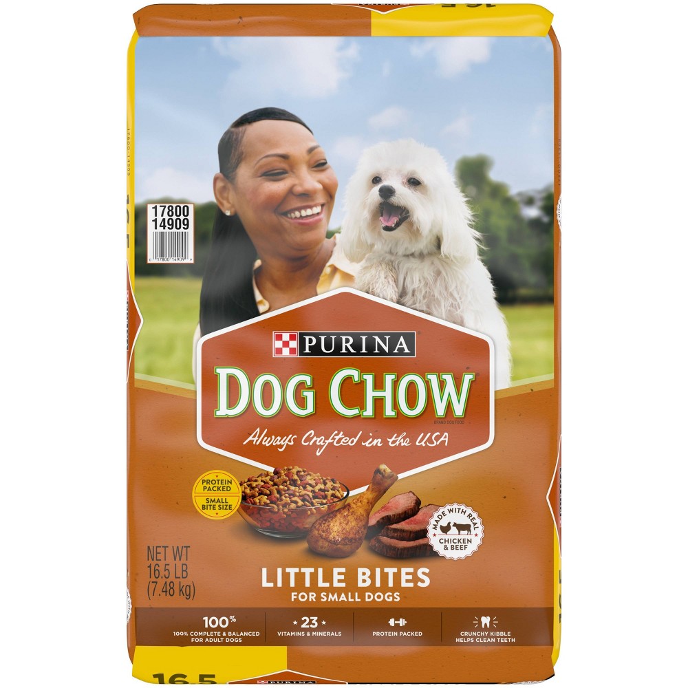 UPC 017800149099 product image for Purina Dog Chow Little Bites with Real Chicken & Beef Small Dog Complete & Balan | upcitemdb.com