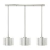 Livex Lighting Hilliard 3 - Light Chandelier in  Brushed Nickel - 2 of 4