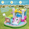 Safstar Inflatable Bounce House w/ Slide Jumping Area Obstacle Ball Pit without Blower - 3 of 4