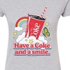 Women's - Coca-Cola - Have A Coke And A Smile Fitted Graphic T-Shirt - 2 of 3