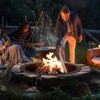VEVOR Fire Pit Ring, 40-Inch Outer/36-Inch Inner Diameter, 10inch Height 2.5mm Thick Fire Pit Insert, for Outdoor Camping, Bonfires, Black - 2 of 4