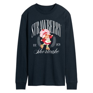Men's - Strawberry Shortcake - Collegiate Long Sleeve Graphic T-Shirt - 1 of 3