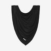Infant Black Ribbed Swaddle Beanie Set - Posh Peanut - 3 of 4