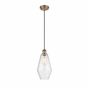Cindyrella - 1 Light Cord Hung Mini Pendant In Industrial Style-14.5 Inches Tall and 7 Inches Wide - 1 of 1