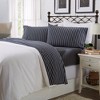 Ultra-Soft Cotton Heathered Melange Jersey Knit Sheet Set - Great Bay Home - 2 of 4