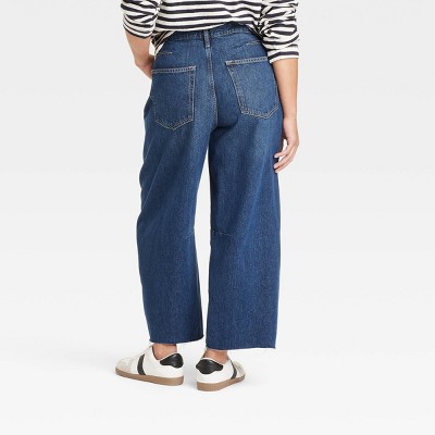 Women's High-Rise Curved Leg Barrel Jeans - Universal Thread' - image 5