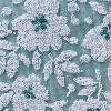 2pc Floral Jacquard Hand Towel Set Moss Green - SKL Home: 100% Cotton, Midweight Terry Fabric, Machine Washable - 2 of 4