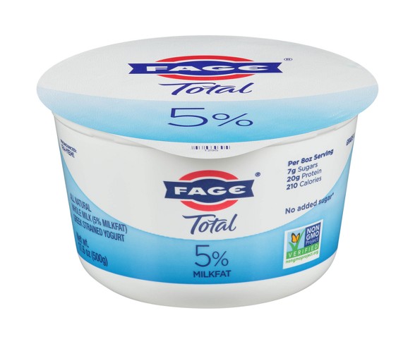 FAGE Total 5% Milk Plain Greek Yogurt - 17.6oz