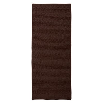 Colonial Mills Ikebana Braided Runner, Brown 30"x60", Rectangle Shape