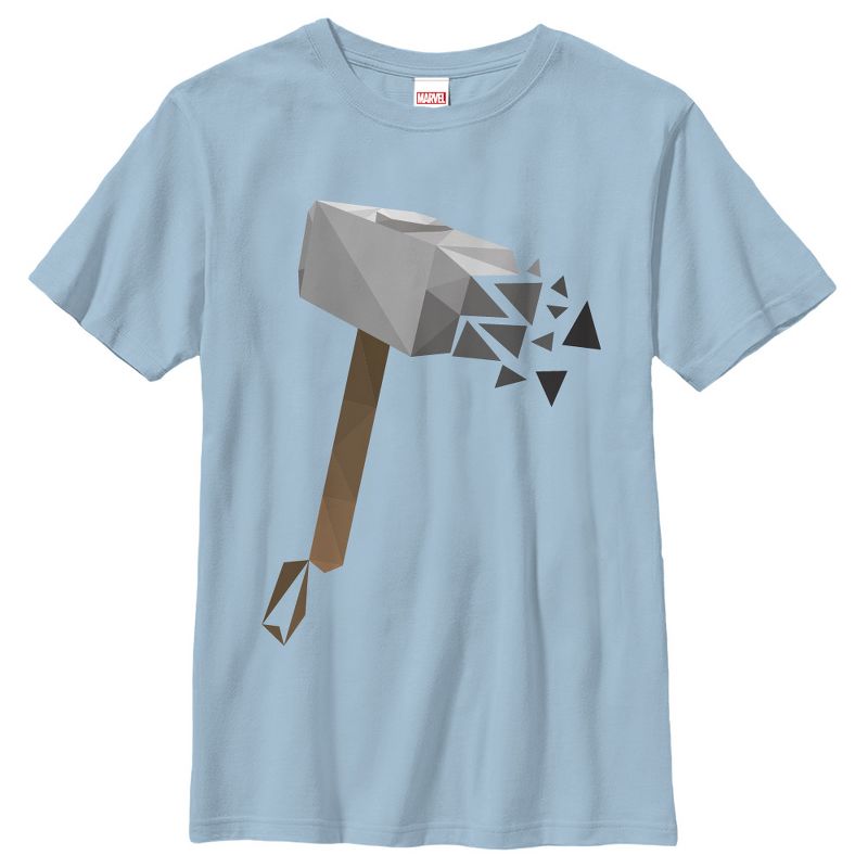 Boy's Marvel Geometric Thor Hammer T-Shirt, 1 of 4