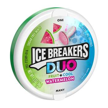 Ice Breakers Duo Watermelon Sugar Free Mint Candies - 1.3oz
