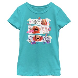 Girl's Turning Red Ohh Em Gee Paper Notes T-Shirt - 1 of 4
