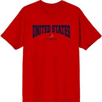 Americana United States of America Flag Men's Short Sleeve Tee