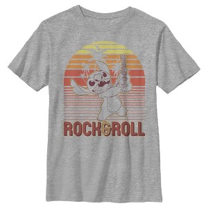 Boy's Lilo & Stitch Rock & Roll Sunset T-Shirt - 1 of 4