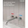 YAWWALK Double-Handle Wall Mount Roman Tub Faucet  (Valve Included) - 4 of 4