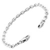 Pompeii3 Men's Round Link 14k Gold (18gram) or Platinum (28gram) 5mm Bracelet 8.5" - 2 of 4