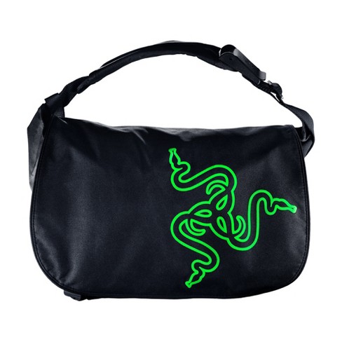 Messenger/Laptop Bag in Lizard Print Over Black Suede – ArzaDesign.com