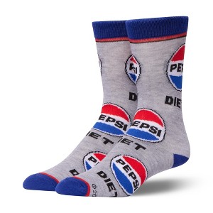 Crazy Socks, Diet Pepsi, Funny Novelty Socks, Large - 1 of 4