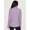 RBX Active Women's Zip Mock Neck Wrap Fleece Pullover Sweatshirt With Pockets - 2 of 4