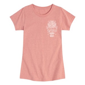 Girls' - Wicked - Glinda Crown Fitted Short Sleeve Graphic T-Shirt - 1 of 4