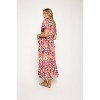 WEST K Women's Mira Flutter Sleeve Surplice Neck Georgette Midi Dress - 4 of 4